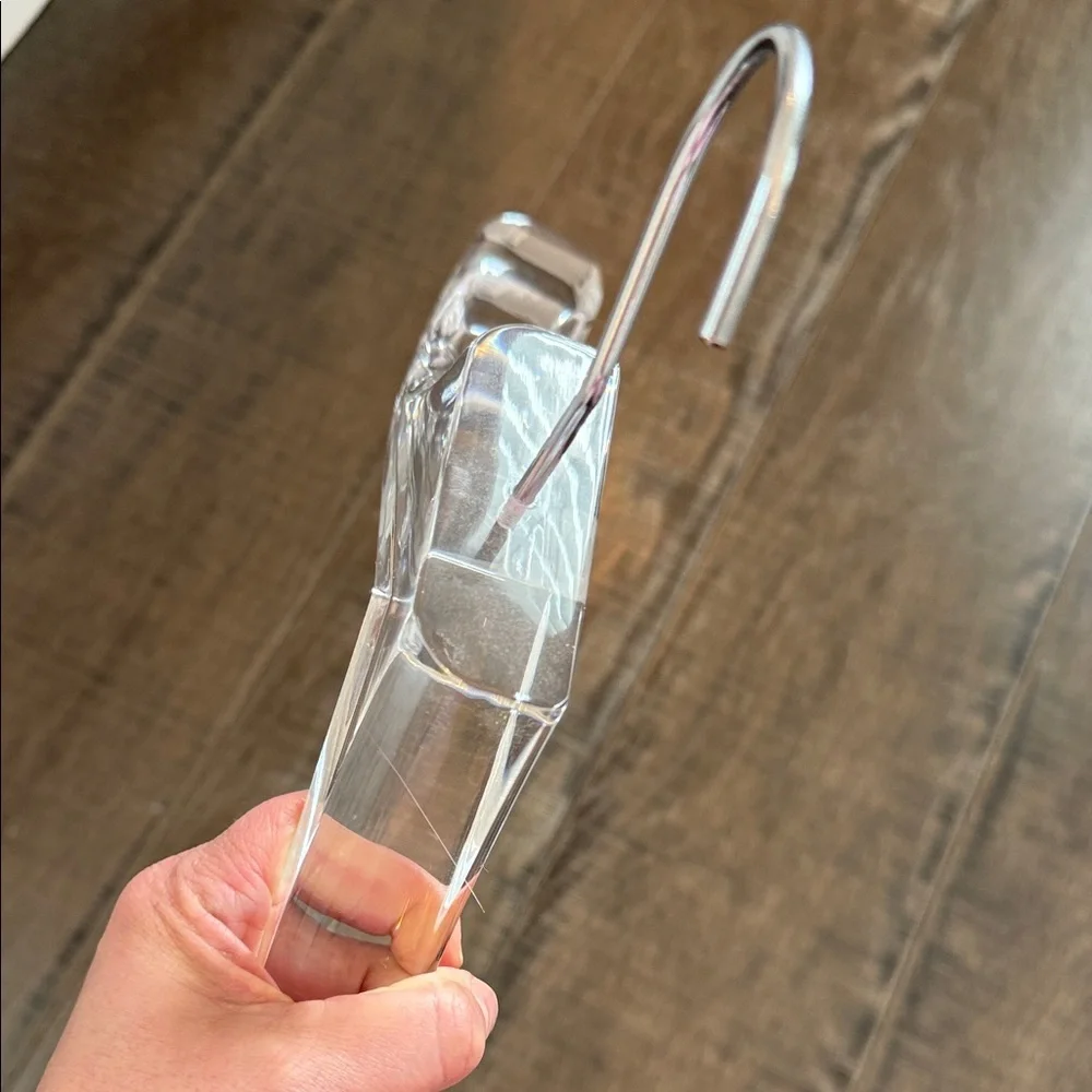 The container store Super acrylic coat hanger Clear Acrylic Hanger